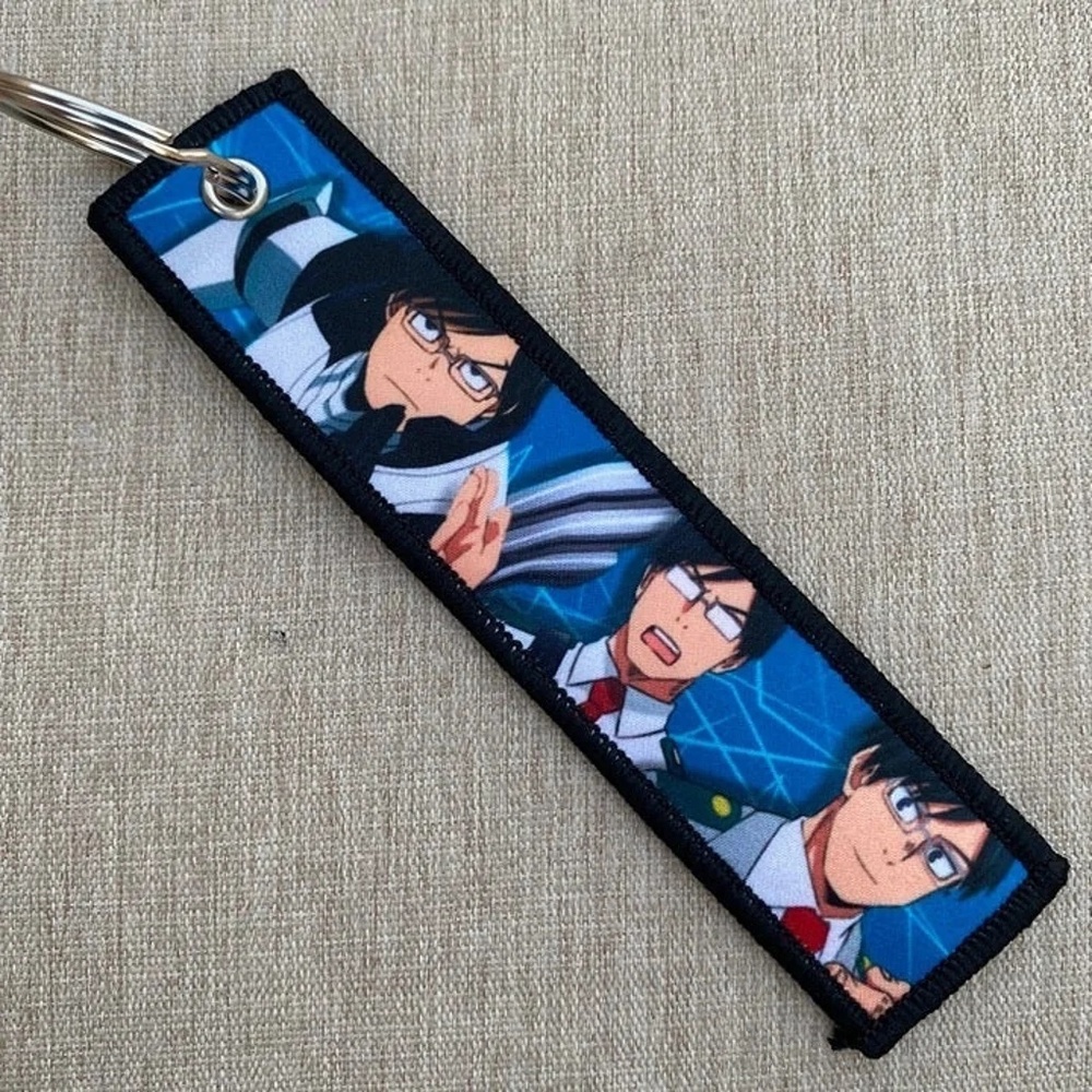 NEW My Hero Academia Tenya Iida Ingenium Jet Tag Keychain